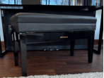 Цифровое пианино Roland LX-6 PE - чёрный полированный