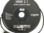 Кабель HDMI оптический, 15 м, Klotz FOAUH015