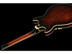 Полуакустическая гитара Ibanez AM153QA-DBS