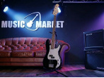 Бас гитара Squier Sonic Precision Black