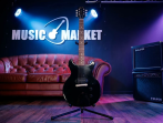 Электрогитара Gibson LP Junior Double Cut Ebony