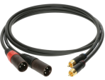 Кабель акустический RCA-XLRm, 1,5м, 2шт, Klotz AL-RM0150