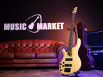 Бас-гитара леворукая Cort Artisan Series B4-Plus-AS-LH