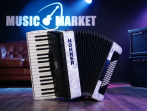 HOHNER Bravo III 72 white - Аккордеон 3/4