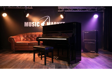 Акустическое пианино Yamaha YC121EX PE - чёрный полированный