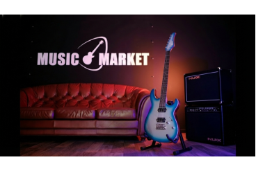 G300-GLAM-PIMB G Series Электрогитара, голубая, Cort