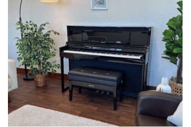 Цифровое пианино Roland LX-6 PE - чёрный полированный