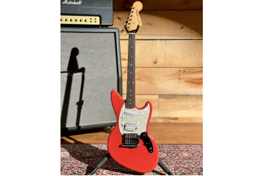 Электрогитара Fender Kurt Cobain Jag-Stang Rosewood Fiesta Red