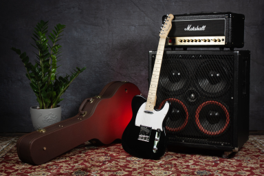 Электрогитара Homage Telecaster SS HEG350BK Bundle