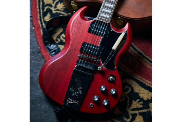 Электрогитара Gibson SG Standard ‘61 Faded Maestro Vibrola Vintage Cherry
