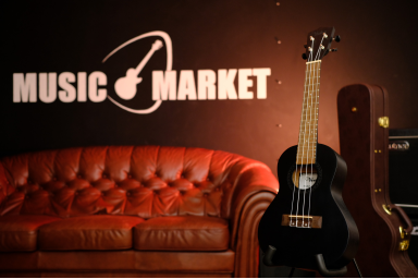 Укулеле концерт VESTON KUC100 BK (2)