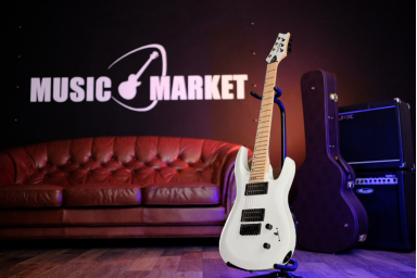 Электрогитара 7 струнная Harley Benton R-457MN WH