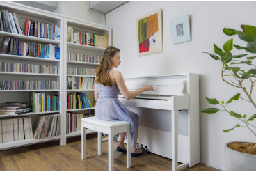 Цифровое пианино Yamaha AvantGrand NU1X PBW Гибрид (белое, полированное)