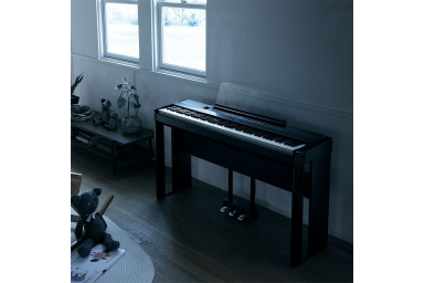 Цифровое пианино, блок педалей и стойка Yamaha P-515 B