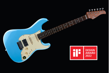 S800-Standard-800-BL Электрогитара с встроенным процессором, синяя, GTRS