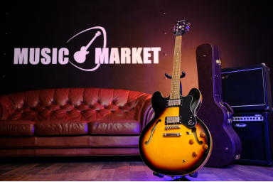 Электрогитара Vintage Sunburst EPIPHONE Dot ES-335