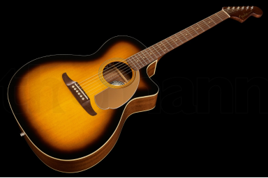 Электроакустическая гитара Fender Newporter Player Sunburst WN