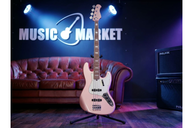Бас-гитара Harley Benton MV-4JB Shell Pink