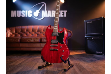 Электрогитара Harley Benton DC-Custom II Cherry