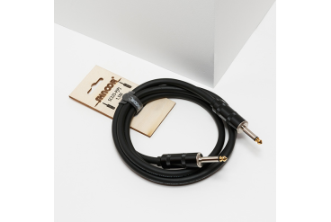 Кабель для гитарного усилителя, 2х2,5мм, Powerjack, 1м, SHNOOR SC225-PJPJ-1m