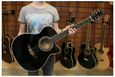 Акустическая гитара Flight F-230C BK