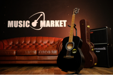 Электроакустическая гитара Cort Standard Series AF510E-BKS