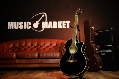 Электроакустическая гитара Martinez SW - 024 / HC / BK