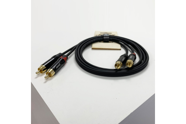 Компонентный кабель 2хRCA - 2хRCA, 1м, SHNOOR RCA2RCA-1m