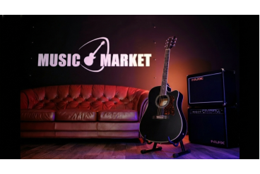 Электроакустическая гитара Caraya F641EQ-BK