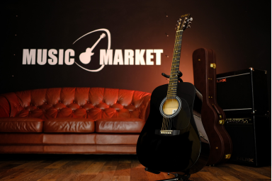 Акустическая гитара Fabio SA105 BK