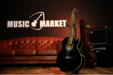 Акустическая гитара Martinez W-91C BK