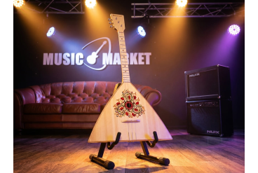 SBF-WF Festival Decor Балалайка трехструнная уменьшенная, цветы