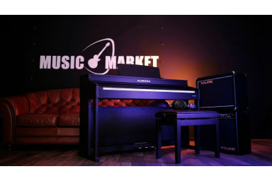 AU110-BK Цифровое пианино со стойкой, черное, Aurora