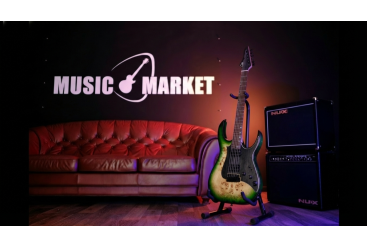 M810-GNBT Modern Электрогитара с встроенным процессором, зеленая, GTRS