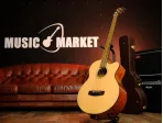 Электроакустическая бас-гитара Cort Acoustic Bass Series AB850F-NAT-BAG