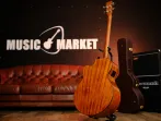 Электроакустическая бас-гитара Cort Acoustic Bass Series AB850F-NAT-BAG