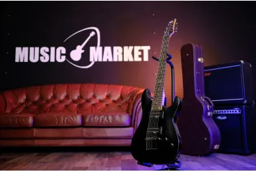 Электрогитара Schecter SGR C-7 BLK