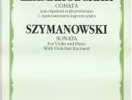 16988МИ Шимановский К. Соната для скрипки и ф-но. С приложением партии альта, Издательство "Музыка"