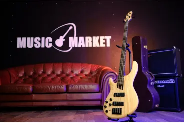 Бас-гитара леворукая Cort Artisan Series B4-Plus-AS-LH