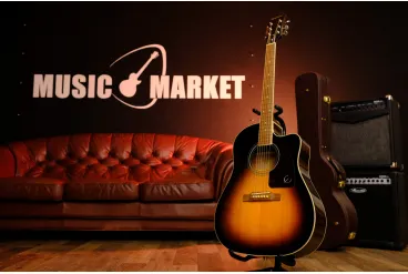 Акустическая гитара EPIPHONE AJ-220SCE Vintage Sunburst