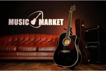 Электроакустическая гитара Naranda DG220CEBK