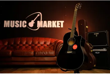 Электроакустическая гитара FENDER CD-60SCE Black