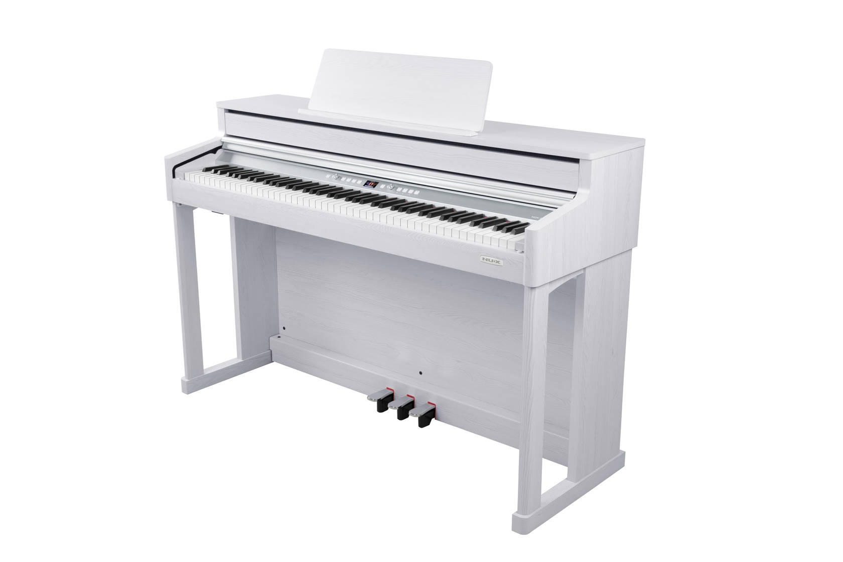 NCK-430-WH Цифровое пианино на стойке с педалями, цвет белый, Nux