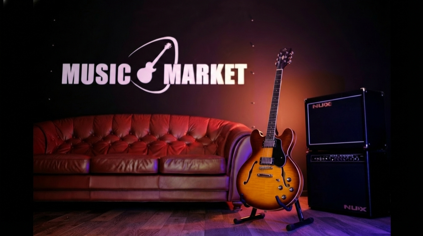 JMFHB85SB2T Электрогитара, арктоп, санберст, Prodipe