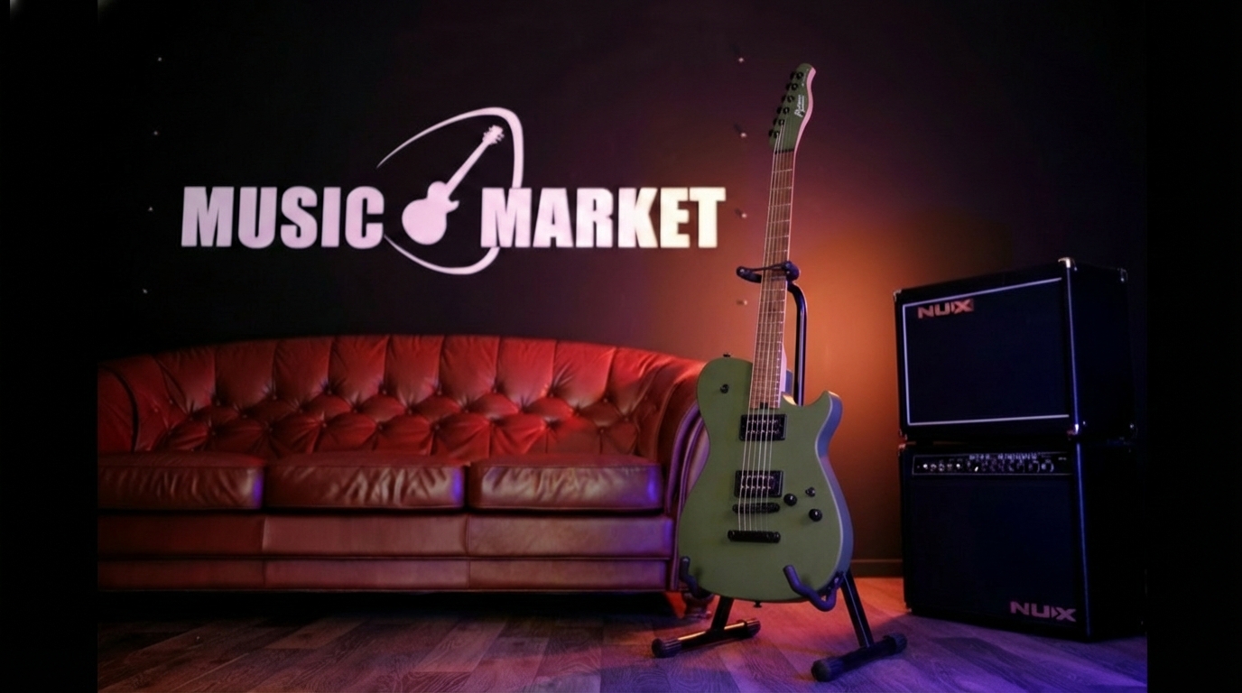 MBM-2H-B-SOG META Series Электрогитара, зеленая, Cort