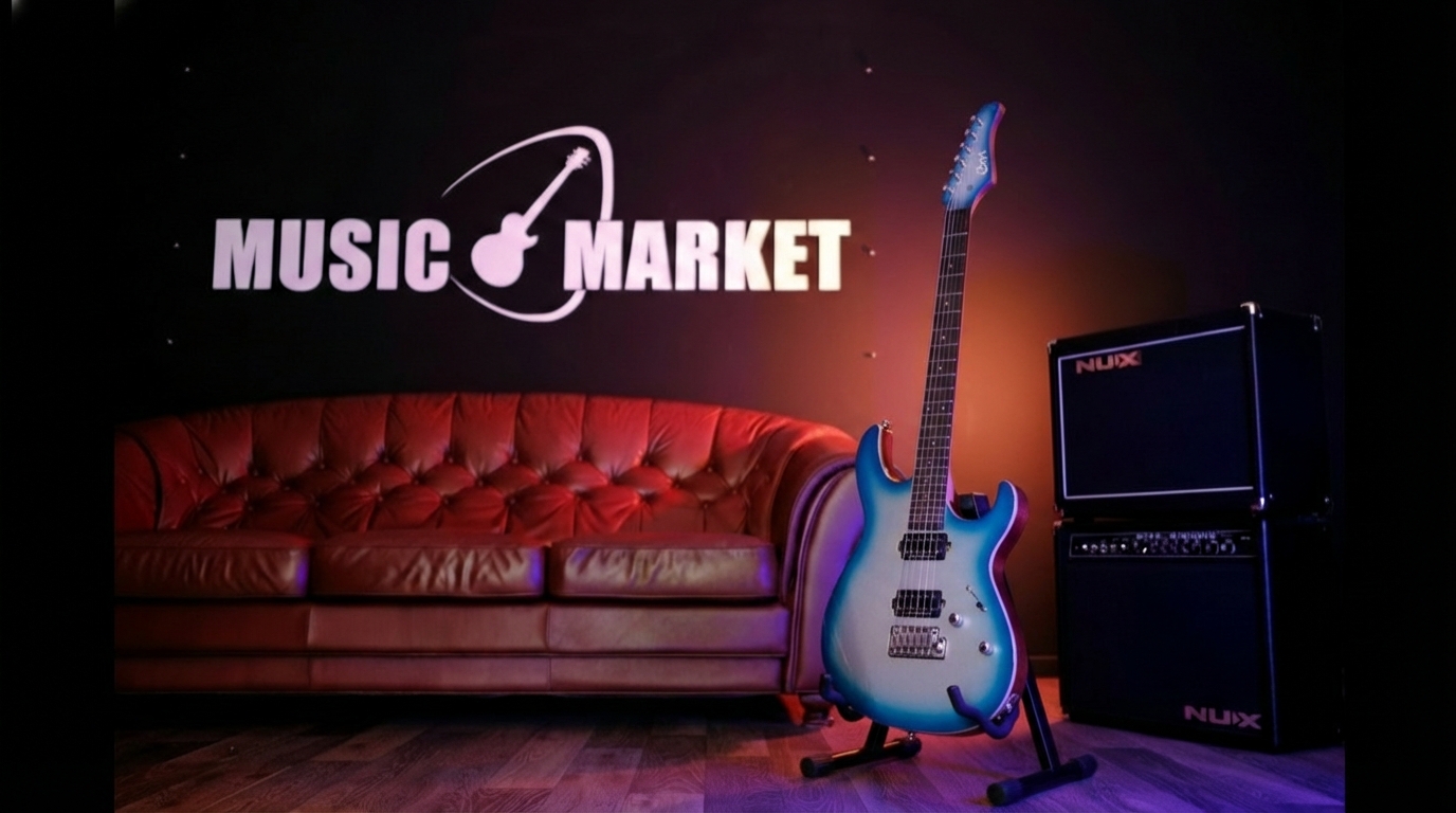 G300-GLAM-PIMB G Series Электрогитара, голубая, Cort