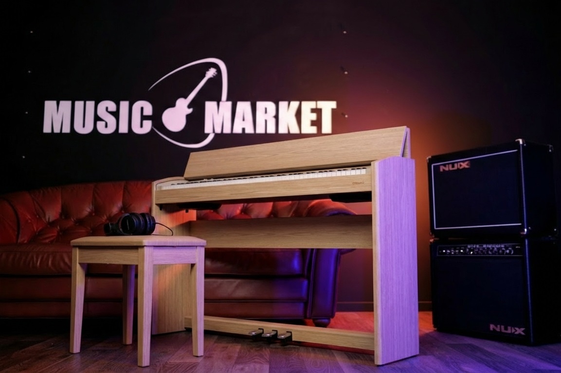 Цифровое пианино Roland F701 LA - белёный дуб