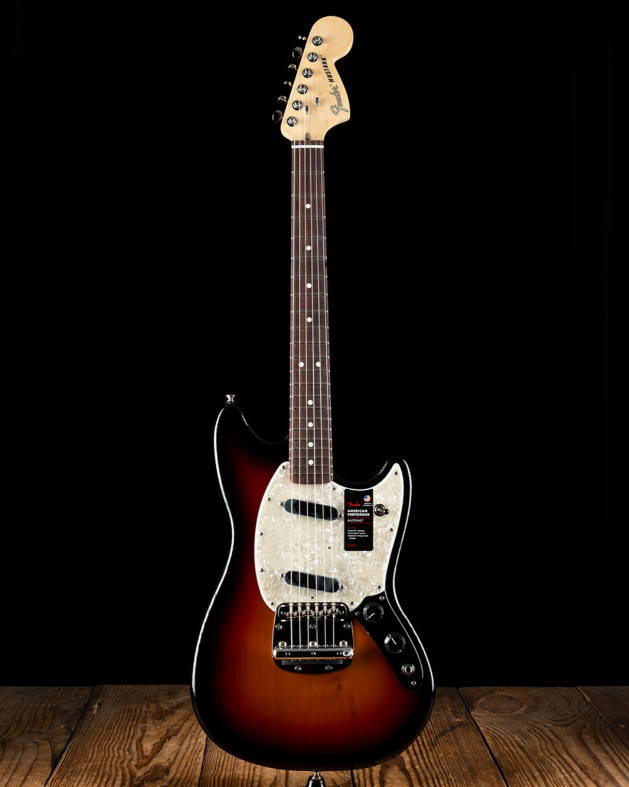 Электрогитара Fender American Performer Mustang RW 3-Color Sunburst
