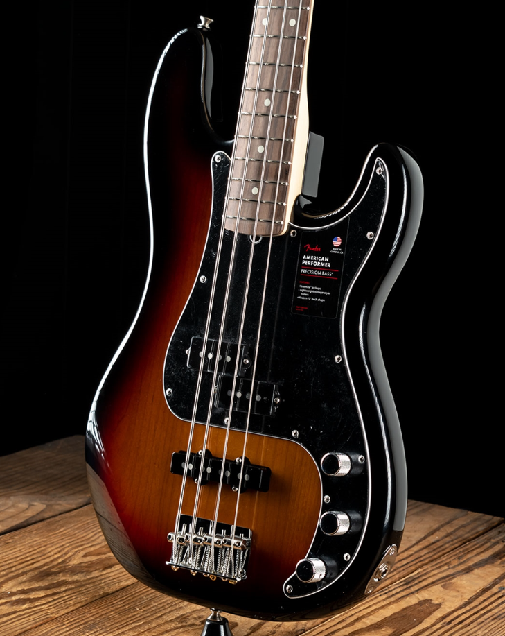 Бас-гитара Fender American Performer Precision Bass Rosewood Fingerboard 3-Color Sunburst