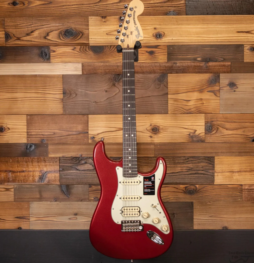 Электрогитара Fender American Performer Stratocaster HSS Maple Black